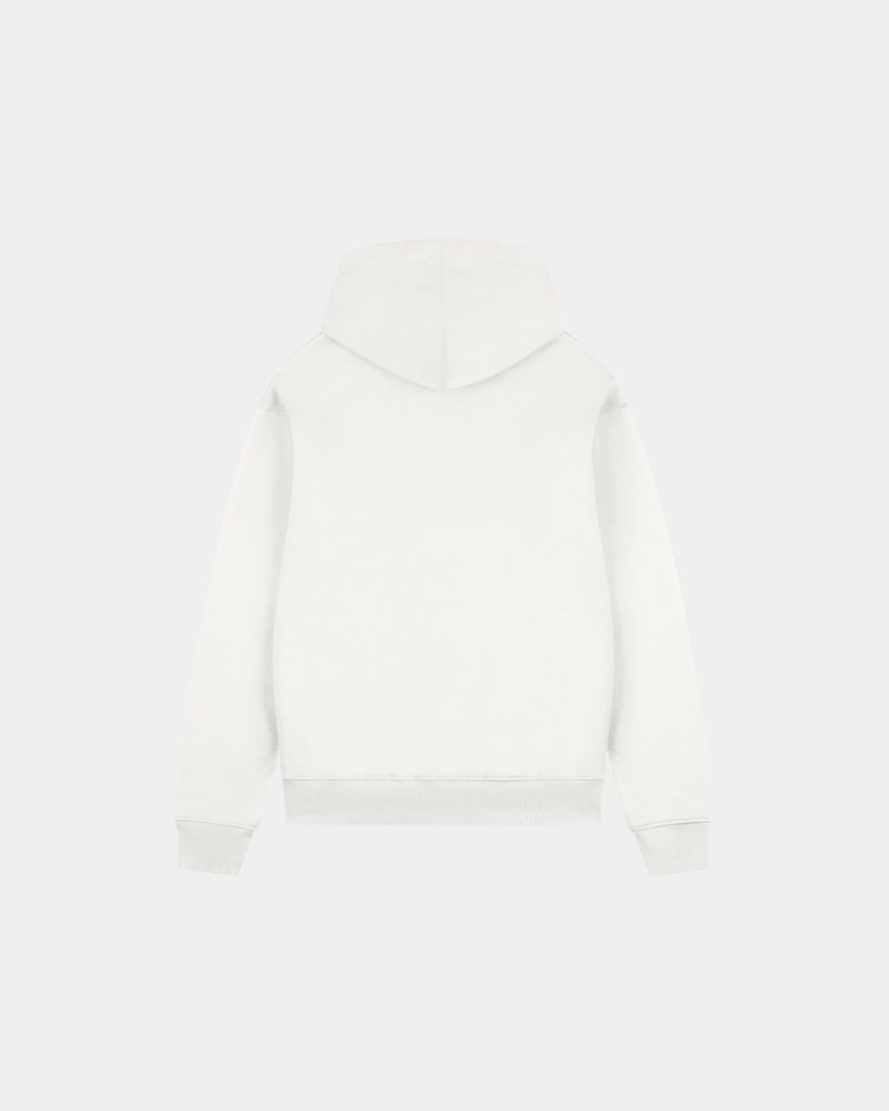 Sweat à capuche Confort Blanc