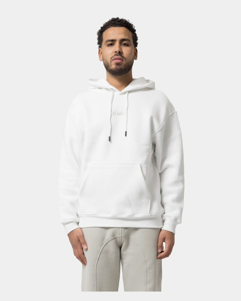 Sweat à capuche Confort Blanc