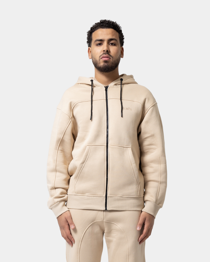 Zip-up Beige