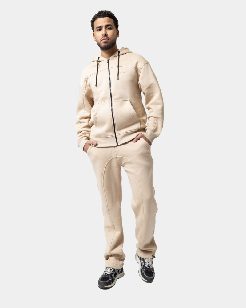 Zip-up Beige